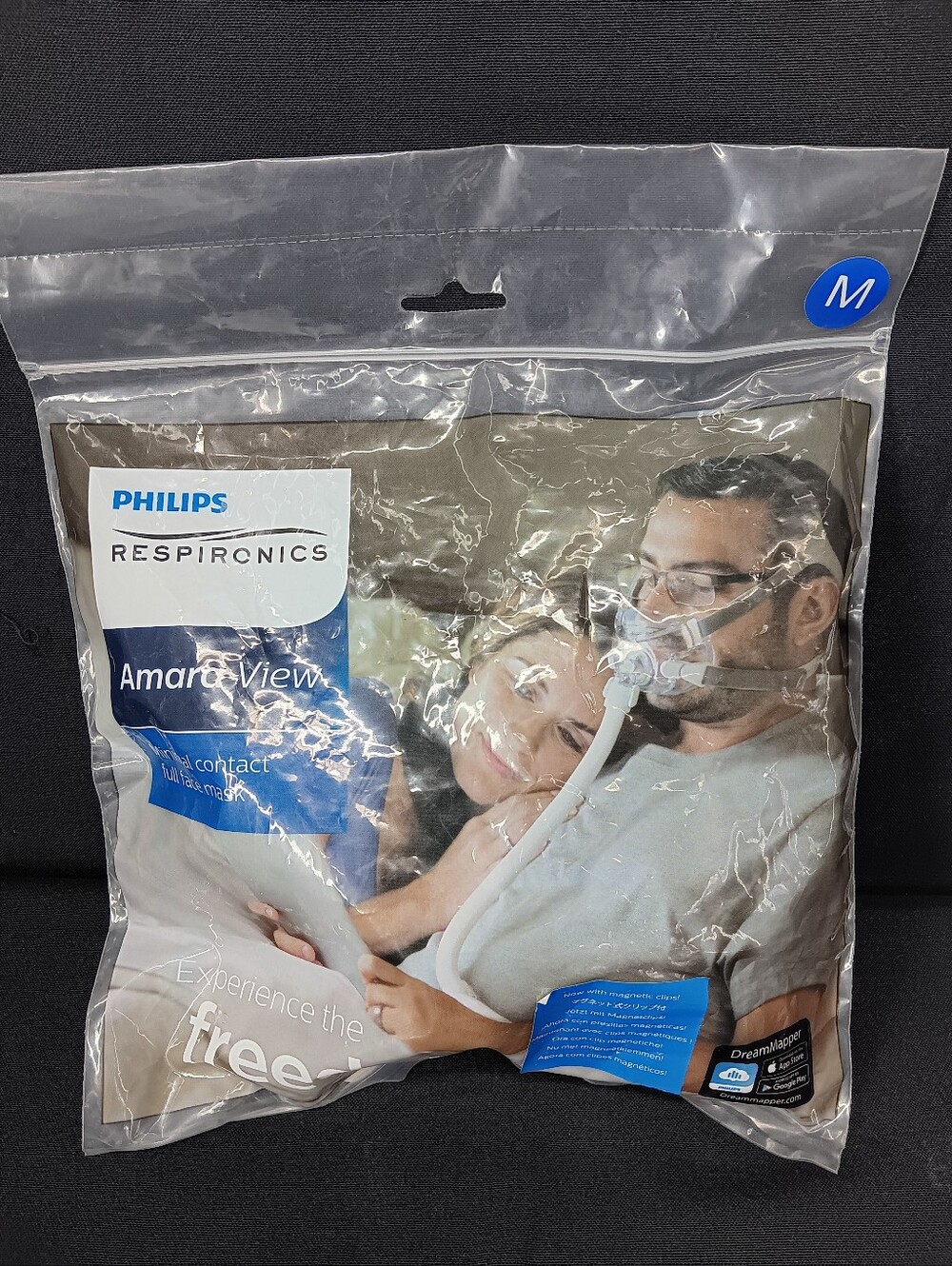 Philips Respironics Amara View Minimal Contact Full Face Mask Medium New Sealed
